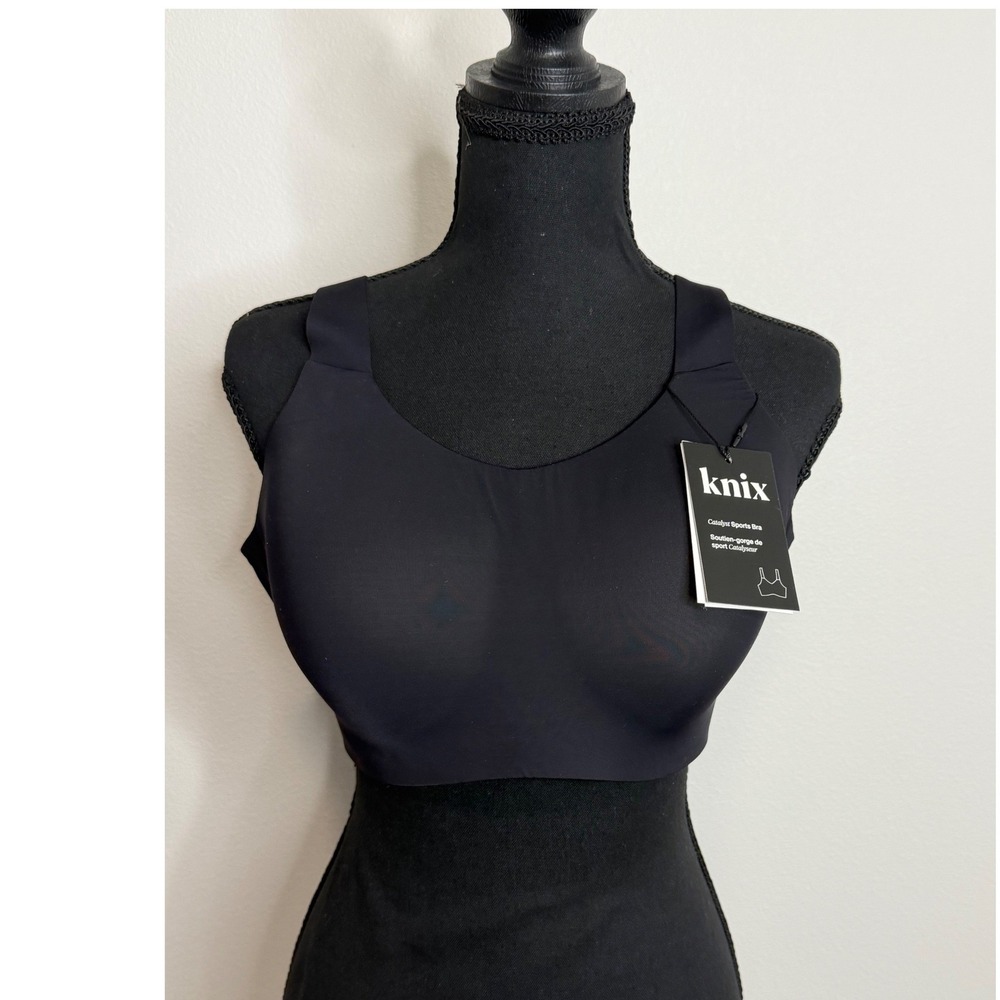 Knix Catalyst Sports Bra Black High Impact Molded Cups XL+ HIBRA121BXL1